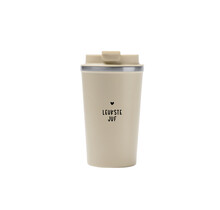 Coffee to go beker | Juf | Dubbelwandig