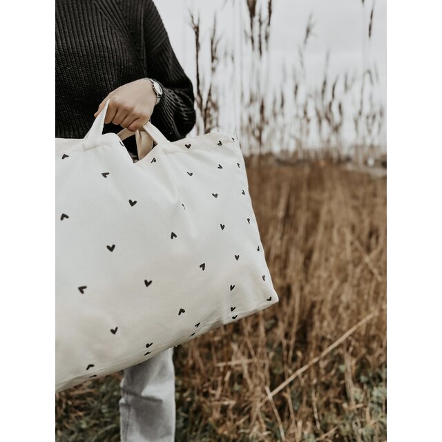 XXL Bag | Hartjes | LICHT BESCHADIGD