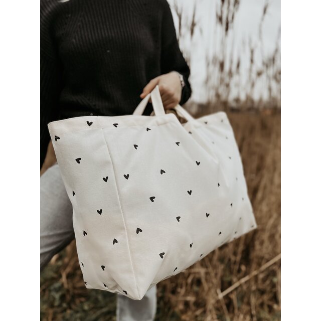XXL Bag | Hartjes | LICHT BESCHADIGD