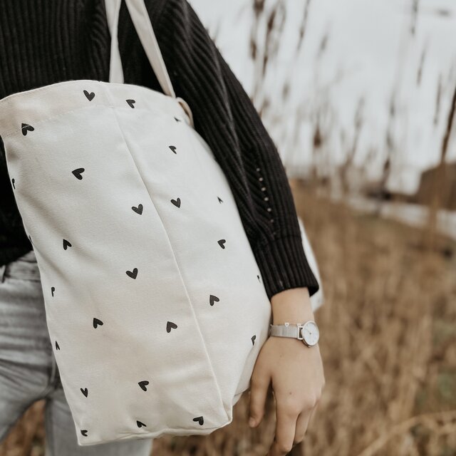 XXL Bag | Hartjes | LICHT BESCHADIGD