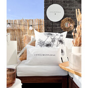 Buitenkussen | SUPERSIZE | 60 x 60 CM | Flower