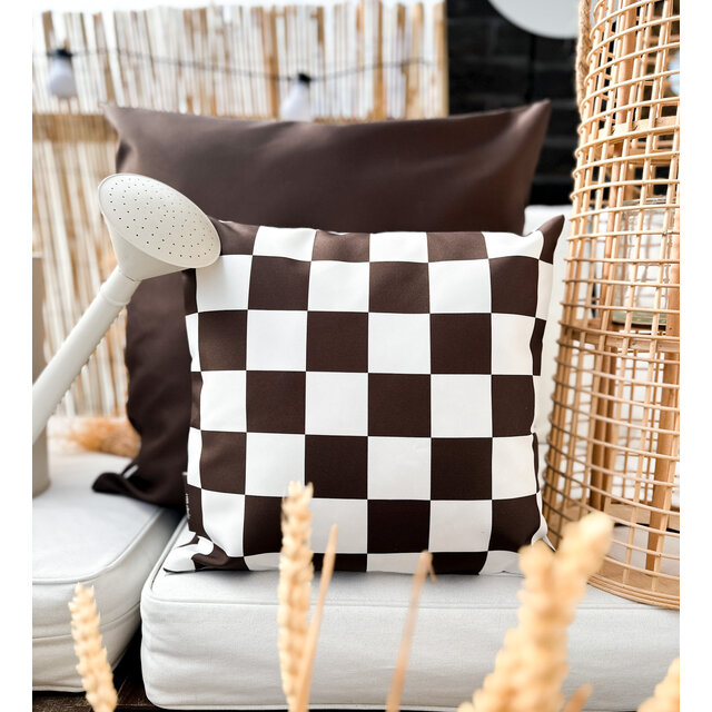 Buitenkussen | SUPERSIZE | 60 x 60 CM | Brown