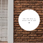 Roundie |  Muurcirkel | Kusjes van de zon