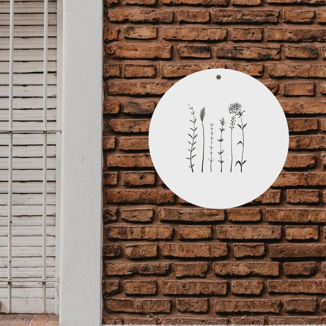 Roundie |  Muurcirkel | Bloom