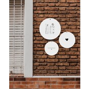 Roundie |  Muurcirkel | Hart