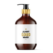 Luxe handzeep | Jij bent goud waard | Wit Goud