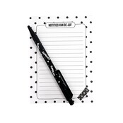 Voordeelset | Juf | Dots | Juf all over pen