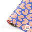 winkeltjevananne.nl Rol inpakpapier | Big Hearts Neon Paars | 3 meter
