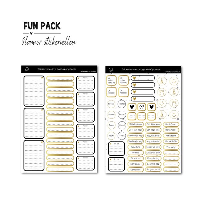 Funpack | Duo Pack | Stickervellen