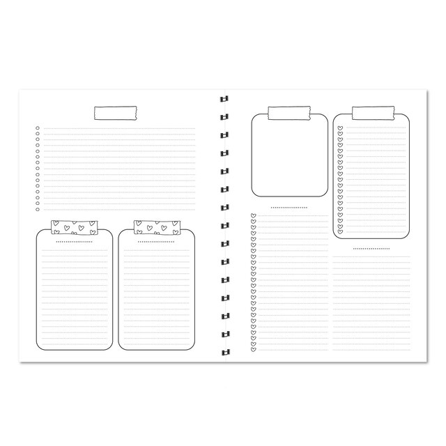 Agenda 2026 | Horizontale schrijfrichting | Met gratis stickervel