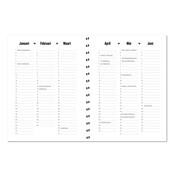 Agenda 2026 | Verticale schrijfrichting | Met gratis stickervel
