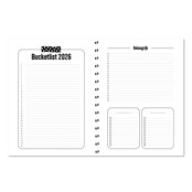 Agenda 2026 | Verticale schrijfrichting | Met gratis stickervel