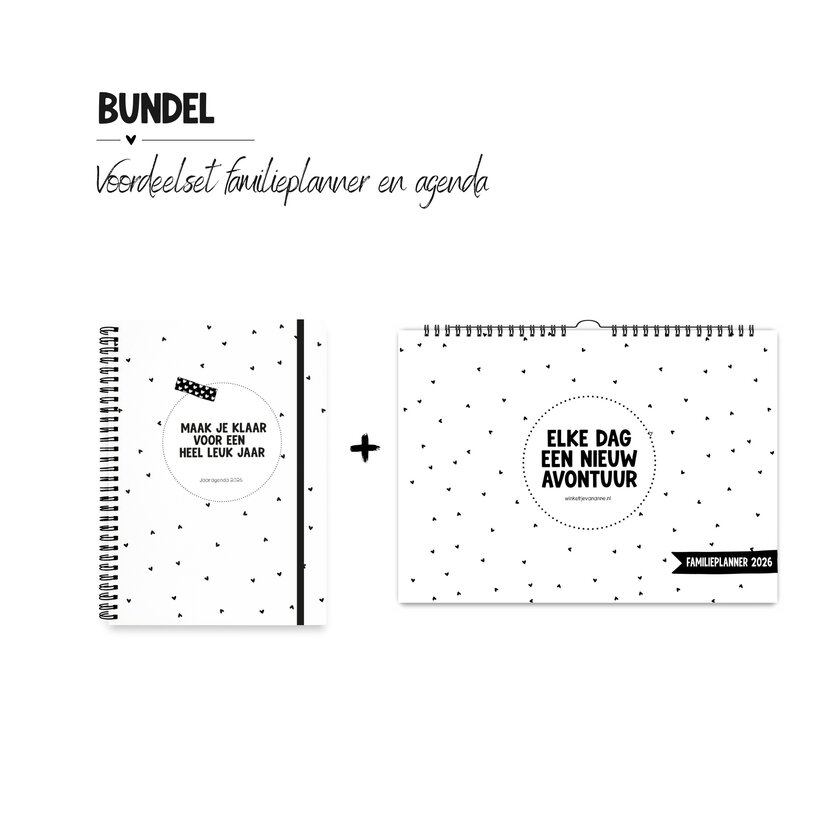 Voordeelset | Agenda en familieplanner 2026