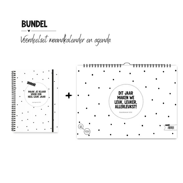 Voordeelset | Agenda en maandkalender 2026