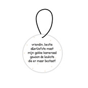 Mini roundie hanger | Vriendin bestie maat