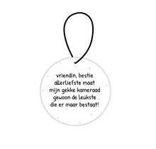 Mini roundie hanger | Vriendin bestie maat