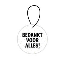 Mini roundie hanger | Bedankt voor alles!