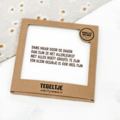 Forex tegeltje | In geschenkverpakking | Dans door de dagen