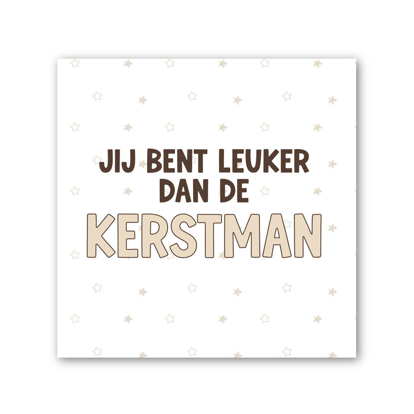Forex tegeltje | In geschenkverpakking | Leuker dan de kerstman