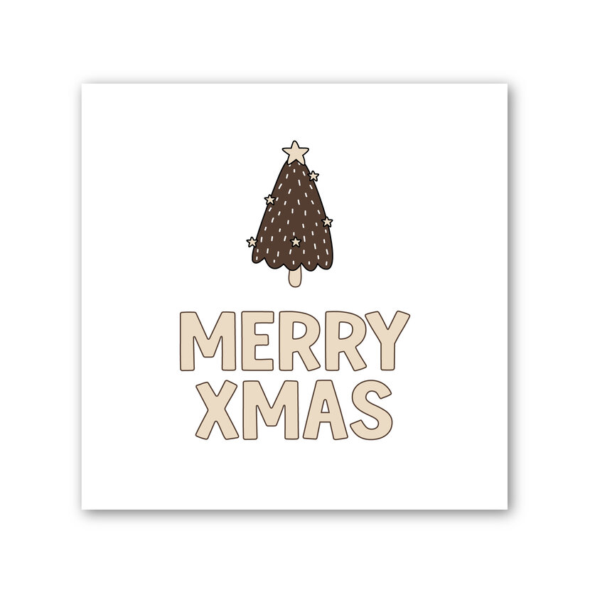 Forex tegeltje | In geschenkverpakking | Merry Xmas