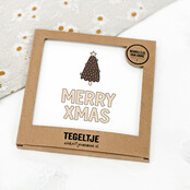 Forex tegeltje | In geschenkverpakking | Merry Xmas