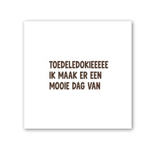 Forex tegeltje | In geschenkverpakking | Toedeledokie