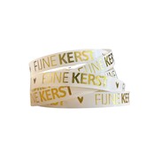 Lint | Fijne kerst | Goud | 5 meter