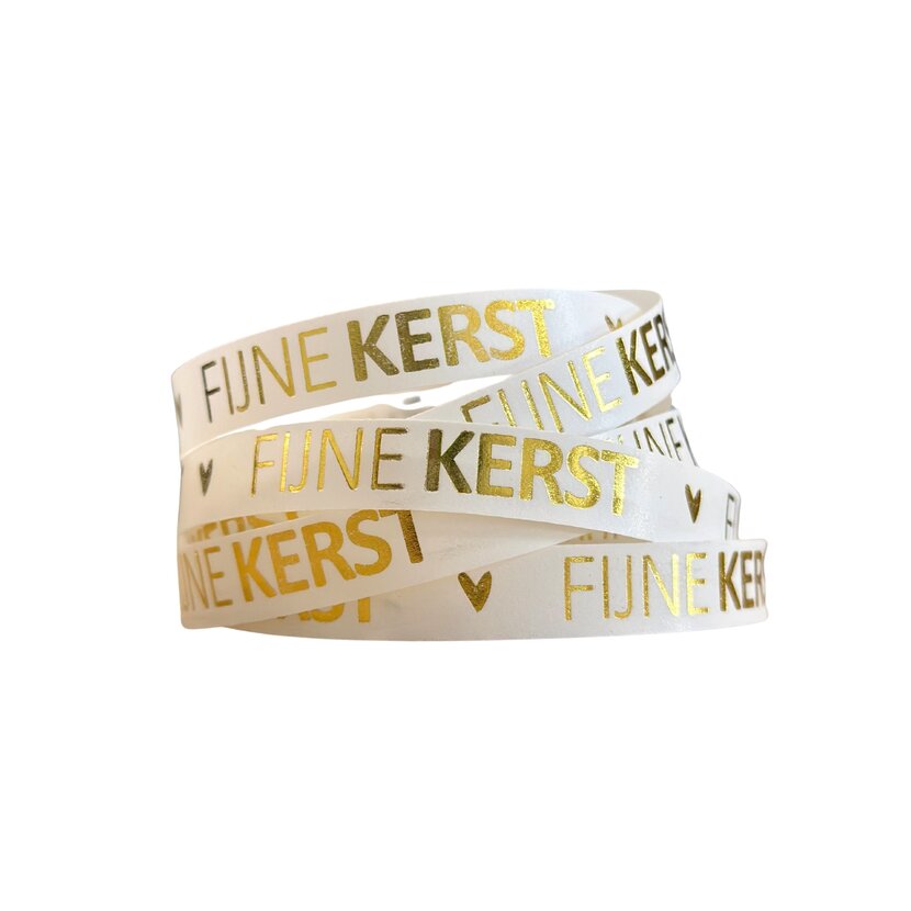 Lint | Fijne kerst | Goud | 5 meter