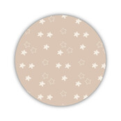 Onderzetter | Beige | Sterretjes