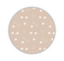 Onderzetter | Beige | Sterretjes