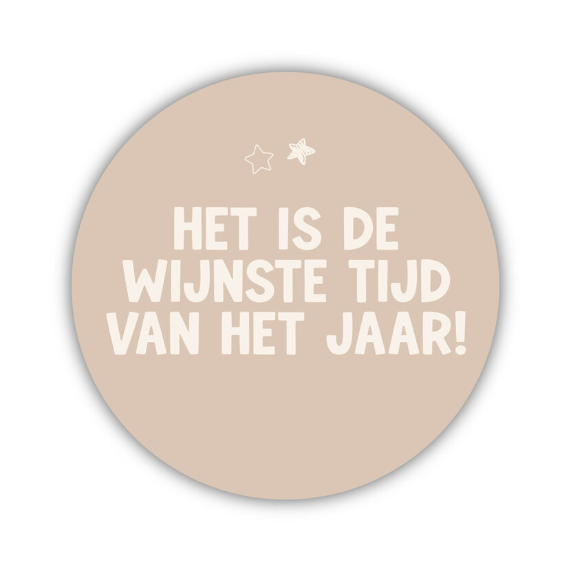 Onderzetter | Zand | Wijnste tijd