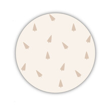 Onderzetter | Beige | Kerstboompjes mix