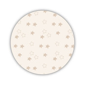 Onderzetter | Beige | Sterretjes