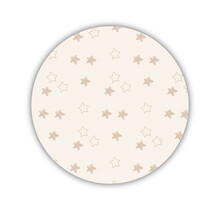 Onderzetter | Beige | Sterretjes