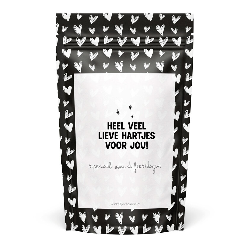 Sweeties | Snoepzak hartjes | Hartjes feestdagen