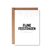 Kerstkaart | Fijne feestdagen