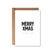 Kerstkaart | Merry Xmas sterren