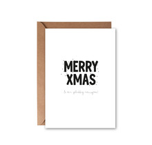 Kerstkaart | Merry Xmas sterren