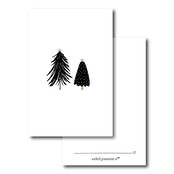 Minikaartje | Twee boompjes