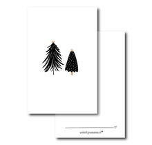 Minikaartje | Twee boompjes