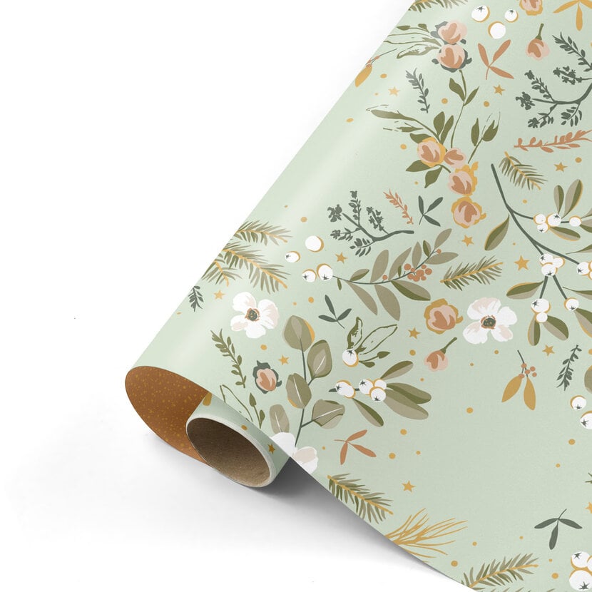 Rol inpakpapier | Christmas Decorate Groen | 3 meter