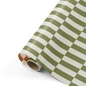 Rol inpakpapier | Blocks Groen | 3 meter