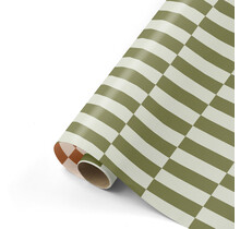 Rol inpakpapier | Blocks Groen | 3 meter