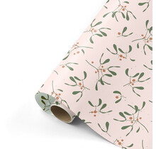 Rol inpakpapier | Leafs Nude | 3 meter