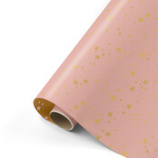 Rol inpakpapier | Stars Roze | 3 meter