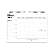 LET OP: LICHT BESCHADIGD Maandkalender 2026 | A3