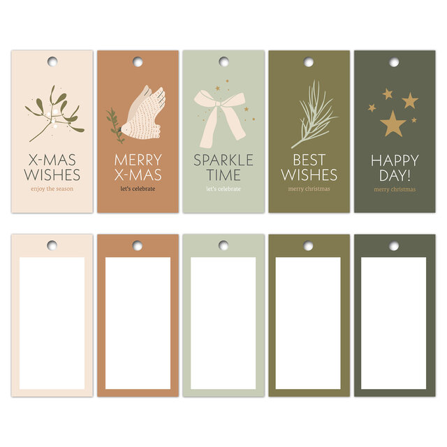 Stickervel  | Cadeaulabel set | Xmas Wishes