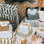 Stickervel  | Cadeaulabel set | Xmas Wishes