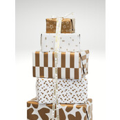 Rol inpakpapier | Gold Blocks | 3 meter