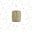 Mini klosje lint | Hartjes | Goud | 10 meter